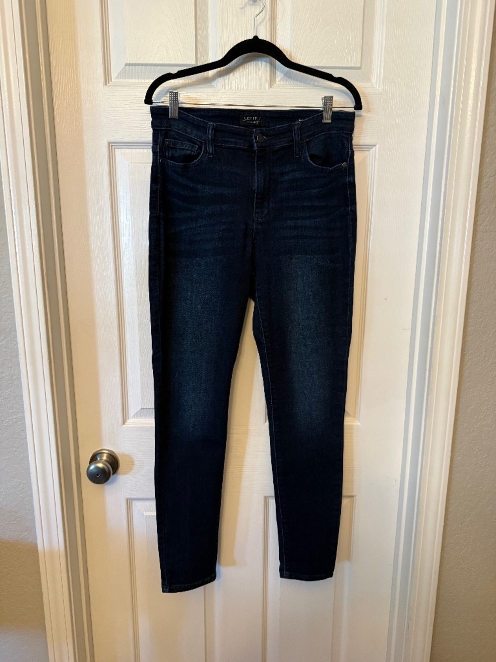 Judy Blue Skinny Fit, Dark Blue Denim Jeans, Size 11/30